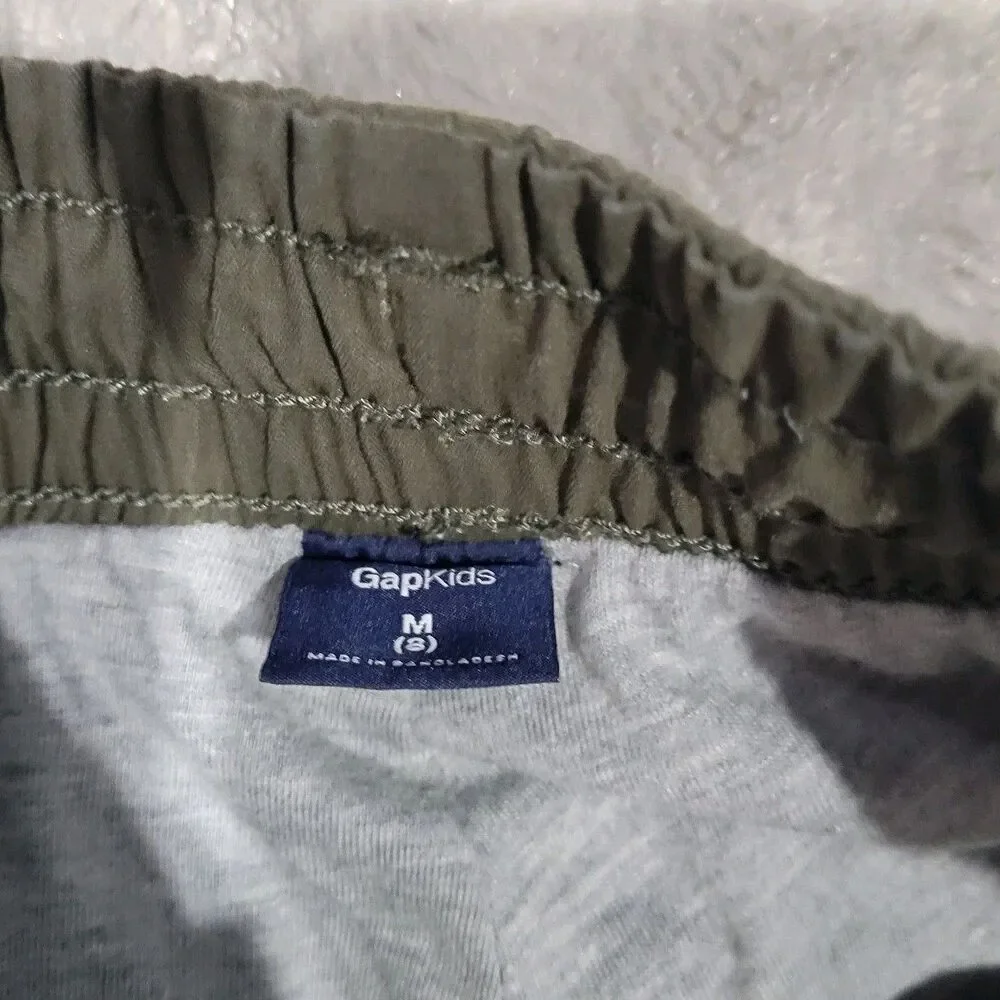 Gap Kids Boys Size 8 Green Lined Nylon Blend Pull On Pants NWT